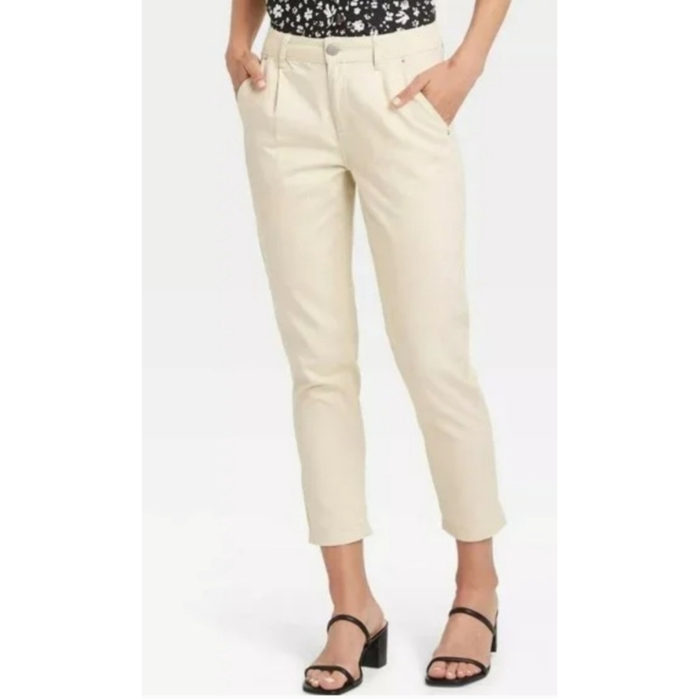 NEW Who What Wear Tapered Cropped Jeans